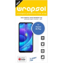 Wrapsol Xiaomi Mi Play Ekran Koruyucu Darbe Emici Poliüretan Film Amerika Üretimi