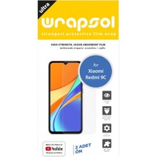 Wrapsol Xiaomi Redmi 9c Ekran Koruyucu Darbe Emici Poliüretan Film Amerika Üretimi