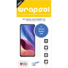 Wrapsol Xiaomi Redmi K40 Ekran Koruyucu Darbe Emici Poliüretan Film Amerika Üretimi