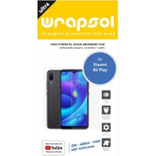 Wrapsol Xiaomi Mi Play Full Body Ekran Koruyucu Ön Arka Yan Darbe Emici Poliüretan Film