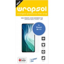 Wrapsol Xiaomi Mi 11I Ekran Koruyucu Darbe Emici Poliüretan Film Amerika Üretimi