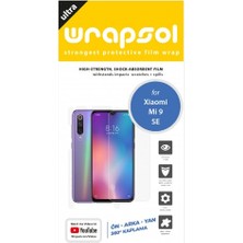 Wrapsol Xiaomi Mi 9 Se Full Body Ekran Koruyucu Ön Arka Yan Darbe Emici Poliüretan Film