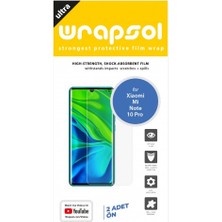 Wrapsol Xiaomi Mi Note 10 Pro Ekran Koruyucu Darbe Emici Poliüretan Film Amerika Üretimi