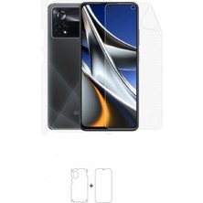 Wrapsol Xiaomi Poco X4 Pro 5g Full Body Ekran Koruyucu Ön Arka Yan Darbe Emici Poliüretan Film