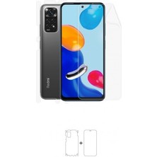 Wrapsol Xiaomi Redmi Note 11 Full Body Ekran Koruyucu Ön Arka Yan Darbe Emici Poliüretan Film