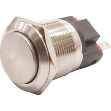 Motorobit 22E-G1 22MM Çıkık Yaylı Metal Buton