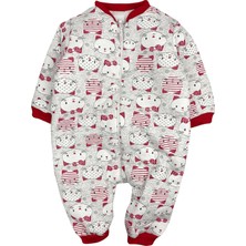 Ezgish Kedili Bebek Uyku Tulumu Gri