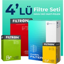 Filtron Audi Q5 2.0 Dizel 190 HP Filtre Bakım Seti (2013-2018) 4 Lü