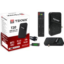 Teknix Uydu Alıcı Mini Full HD Wifi Numaratör Göz Youtube Teknix T-20