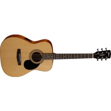 Müzik Cort AF510E-OP Elektro Akustik Gitar, Open Pore Maun,