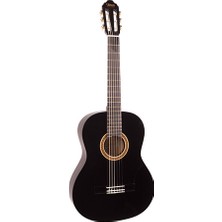 Valencıa VC102TBK Klasik Gitar Sap Çelikli 1/2 Siyah