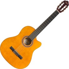 Valencıa VC104TC Klasik Gitar 4/4 Naturel Cutaway Sap Çelikli