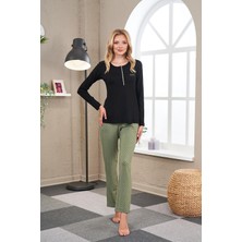 Pjs Kadın Uzun Kollu Pijama Takımı 23521