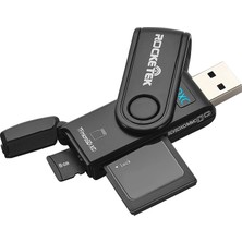 Zsykd Rocketek Cr5 Usb3.0 Çok Fonksiyonlu Sd / Tf Kart Okuyucu (Yurt Dışından)