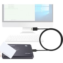 Zsykd Ic / Id Kartı (Siyah) Için 5W USB Arayüzü Endüktif Kartı Okuyucu (Yurt Dışından)