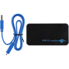 Zsykd USB 3.0 Kart Okuyucu, Süper Hız 5gbps, Destek Cf / Sd / Tf / M2 / Xd / Ms Kart, Plastik Kabuk (Yurt Dışından)