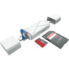 Zsykd ADS-218 8 Pın+Usb+Typ-C Çok Function Kart Okuyucu  (Yurt Dışından)