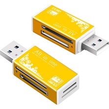 Zsykd Bellek Sd Kart Okuyucu Memory Stick Pro Duo Micro Sd, Tf, M2, Mmc, Sdhc Ms Kart  (Yurt Dışından)