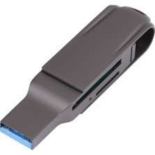 Zsykd USB 3.0 Kart Okuyucusuna 2 Aradan 1 Çok Fonksiyonlu Usb-C / Typ-C (Yurt Dışından)