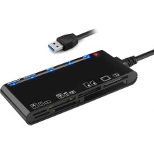 Zsykd Rocketek Cr7 Usb3.0 Çok Işlevli Kart Okuyucu Cf / Xd / Ms / Sd / Tf Kart 7 1 (Yurt Dışından)