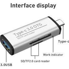 Zsykd ADS-103 USB 3.0 Kadın Çok Fonksiyonlu Otg Kart Okuyucu  (Yurt Dışından)