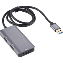 Zsykd 5 Ikili USB 3.0 Cf Tf Sd Çok Fonksiyonlu USB 3.0 Kart Okuyucu (Yurt Dışından)