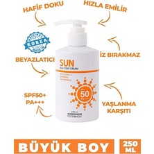 Foodaholic MULTİ SUN 250ML ADENOZİN İÇEREN YAPIŞKAN HİS BIRAKMAYAN LEKE KARŞITI SPF50 PA+++ UVA/UVB GÜNEŞ KREMİ