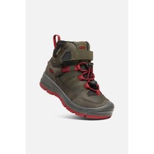 Keen Redwood Mid Wp - Su Geçirmez Çocuk Botu - Haki