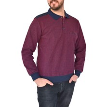 Erkek Büyük Beden Polo Yaka Sweat 6003-1 Bt BGL-ST02306