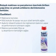 Quick&Shine 2+2 4lü Set 2 Çamaşır Makinesi Kazan Temizleme Toz - 2 Bulaşık Makinesi Sıvı Temizleyici