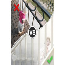 MasterCar Çocuk ve Evcil Hayvan Için Korkuluk Balkon ve Merdiven Filesi Çocuk Güvenlik Filesi Koruyucu File
