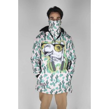 Snowsea Kaktüs SS7785 Kadın Kayak Montu, 1. Kalite Unisex Snowboard Montu
