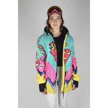 Snowsea Supergirl Fermuar SS7786 Kadın Kayak Montu, 1. Kalite Kadın Snowboard Montu
