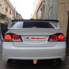 Meliset (Boyasız) Honda Civic Yüksek Tip Spoiler 2007-2011 Arasına Uyumludur