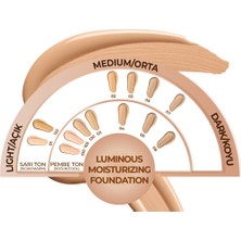 Note Luminous Moisturizing Nemlendirici Etkili SPF 15 Kapatıcı Fondöten 01 Beige