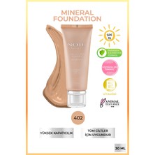 Note Mineral Saten Bitişli Spf 15 Kapatıcı Fondöten 402