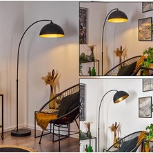 Riolight  Retro Rustik Mafsallı Hareketli Başlık Metal Köşe Lambası Lambader