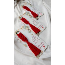Çikoleyt Design Makrome Kartı - Yeni Yılınız Kutlu Olsun Kartı 9,5 x 19 cm 20 Adet