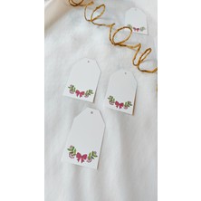 Çikoleyt Design Mutlu Yıllar - Yeni Yıl Kartı - Delikli 4 x 6,5 cm 50 Adet