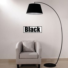 Riolight Retro Rustik Siyah Kumaş Başlık Mafsallı Metal Lambader Köşe Lambası Şapka 45 cm Renkli Şık Tasarım