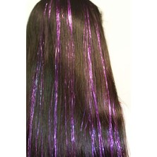 Takıştır Mor Simli Yan Postiş 50 cm