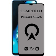 Kzy Realme 5 Tam Kaplayan Privacy Hayalet Temperli Ekran Koruycu Cam