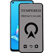 Kzy Oppo A92 Tam Kaplayan Privacy Hayalet Temperli Ekran Koruycu Cam