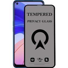 Kzy Oppo A55 4g Tam Kaplayan Privacy Hayalet Temperli Ekran Koruycu Cam