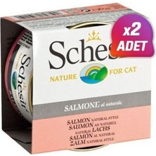 Schesir 2 Adet - Schesir Somonlu Naturel Kedi Konservesi 85 gr
