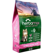 Herba Max Kitten Tavuklu Yavru Kedi Maması 10 kg