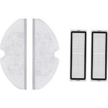 Srfn Ticaret Xiaomi Mijia 1c Vacuum Mop Seti: 2 Adet Fiber Mop Bezi 2 Adet Hepa Filtre