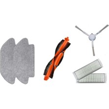 Srfn Ticaret Xiaomi Mi Robot Mop Pro Seti: 2 Adet Fiber Mop Bezi - 2 Adet Hepa Filtre - 1 Adet Yan Fırça - 1 Adet Ana Fırça