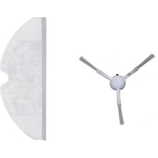 Srfn Ticaret Xiaomi Mijia 1c Vacuum Mop Seti: 1 Adet Fiber Mop Bezi - 1 Adet Yan Fırça