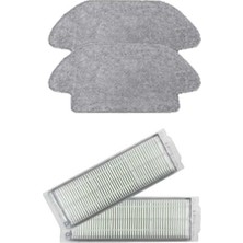 Srfn Ticaret Xiaomi Mi Robot Vacuum Mop Pro Seti: 2 Adet Hepa Filtre - 2 Adet Fiber Mop Bezi